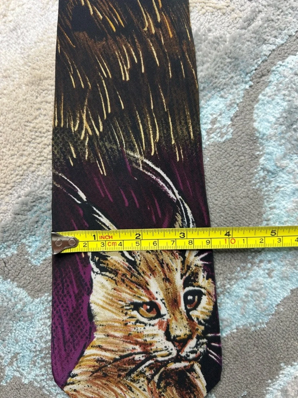 Vintage Lynx Caracal Tie